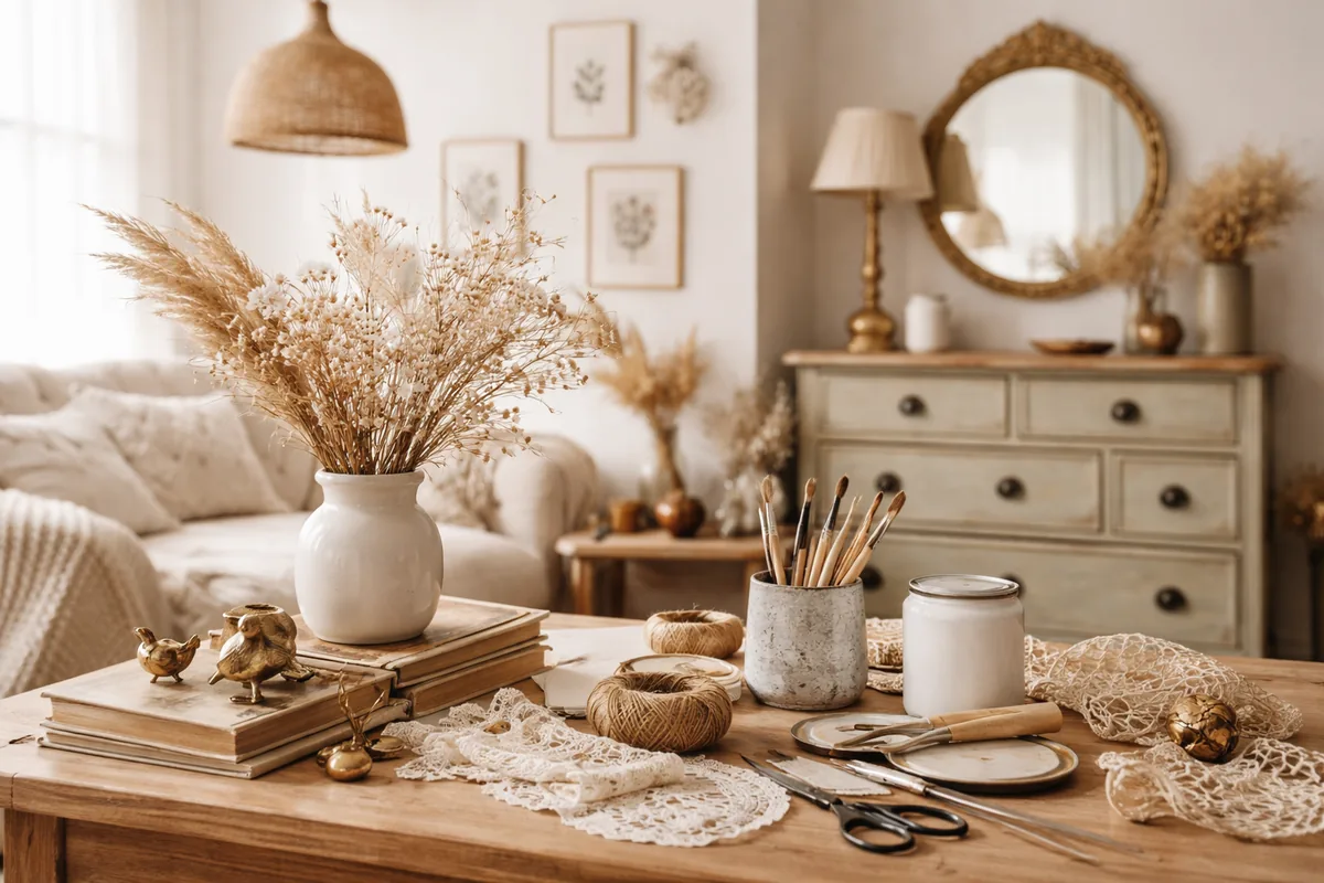 Comment réaliser un projet DIY pour une décoration intérieure vintage chic