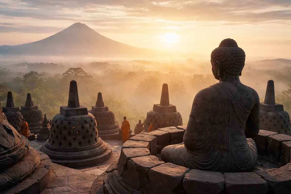 Quel est l'impact de Borobudur sur le bouddhisme et les pratiques spirituelles en Asie ?