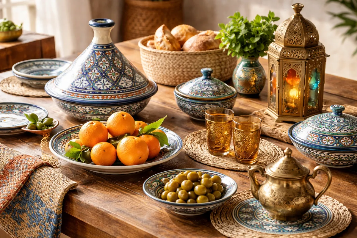 Comment choisir des éléments en artisanat marocain pour décorer sa table